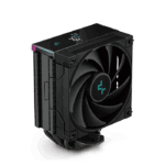 DeepCool AK400 Digital Zero Dark CPU Cooler, 500~1850 RPM Fan Speed, 120mm Fluid Dynamic Bearing Fan, 68.99 CFM Airflow, 28dB Noise, Real-Time Status Screen, Black | R-AK400-BKADMN-G