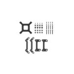 DeepCool LD240 Optimized 240mm Liquid CPU Cooler with Multiline LED Digital Display, Real-Time CPU Status, 2x 120mm FD12 ARGB Fans, 2400 RPM Fan Speed, 72.04 CFM Airflow, Black | R-LD240-BKMSN-G-1 - Image 3