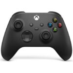 Microsoft Xbox Series Wireless Controller, Textured Triggers & Bumpers, Button Mapping, Bluetooth Technology, Hybrid D-Pad, 3.5mm Headset Jack, Up to 40 Hours Battery Life, Carbon Black | XB-CBLACK