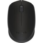 Logitech M171 Wireless Mouse, Smooth Optical Tracking, Ambidextrous Design, 2.4GHz Wireless, Black | 910-004424