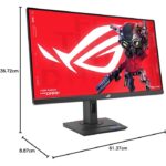 ROG Strix XG27ACG USB Type-C– 27-inch 2560x1440, 180Hz (Above 144Hz), 1ms (GTG), Fast IPS, Extreme Low Motion Blur Sync, USB Type-C, G-Sync compatible (processing), DisplayWidget Center, tripod socket, HDR, Aura Sync Gaming Monitor | 90LM0A70-B01370 - Image 5