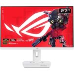 ASUS ROG Strix XG27ACS-W USB Type-C 27" WQHD Fast IPS Display, 180Hz Refresh Rate, 1ms (GtG) Response Time, NVIDIA G-Sync & AMD FreeSync Technology  Gaming Monitor, White | 90LM09Q1-B01170