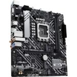 ASUS Prime H610M-A Wi-Fi Micro-ATX LGA 1700 Motherboard, Intel H610 Chipset, 2x DIMM DDR5 Slots, 96GB Max Memory, 2x M 2 Slots, 1x PCIe 4 0 x16 Slot, Wi-Fi 5 BT5 Connectivty 90MB1G00-M0EAY0 - Image 2