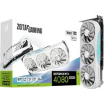 ZOTAC GAMING GeForce RTX 4080 SUPER Trinity OC Graphics Card, 16GB GDDR6X 256-bit Memory, 2565 MHz Boost Clock, 23Gbps Memory Speed, PCI E 4.0 16x, 3* DP 1.4a, 1*HDMI 2.1a, White | ZT-D40820Q-10P