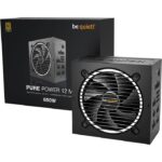 Be Quiet! Pure Power 12 M Fully Modular Power Supply, 850W Power, 80 Plus Gold Efficiency, 120mm Be Quiet! Fan, 2x Strong 12V-Rails, Active PFC, LLC + SR + DC/DC Technology, Black | BN344