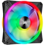 COOLER FAN CORSAIR QL140 RGB BLACK SINGLE FAN