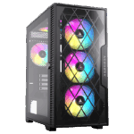 Acegeek Darkfate Tempered Glass 4F Case, RGB BLACK l AG-DARKFATE-GLASS-BK