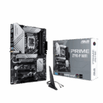 Asus Prime Z790-P WiFi ATX Motherboard, Socket Intel LGA1700, Z790 Chipset, PCIe 5.0, 128GB DDR5 Max Memory, 3x M 2 Slots, WiFi 6, Bluetooth v5.2, 2.5Gb LAN, 14+1 Power Stages | 90MB1CJ0-M1EAY0