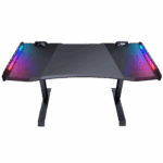 Cougar Mars 120 Gaming Desk, USB 3.0 (1), USB 2.0 (1), 3.5mm Audio Jack (2) RGB Button - Black | CG-DESK-MARS120-BLK