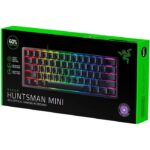 Razer Huntsman Mini - Clicky Optical Switch (Purple) - US - Black 60% Gaming Keyboard with Razer? Optical Switch | RZ03-03390100-R3M1 - Image 4