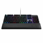 Asus TUF Gaming K7 Optical-Mech wired Keyboard with IP56 resistance to dust and water, aircraft-grade aluminum, and Aura Sync lighting | 90MP0191-B0CA00