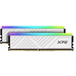 Adata XPG Spectrix D35G RGB 32GB (2x 16GB) DDR4 Desktop Memory, 3600 MT/s Clock Speed, CL18 Latency, Intel XMP 2.0 Support, 1.35V, RoHS Compliant, White | AX4U360016G18I-DTWHD35G